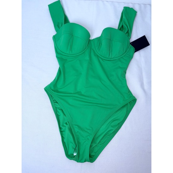 Kate Spade New York Green Underwire One Piece Swimsuit Women Small New - Picture 7 of 9